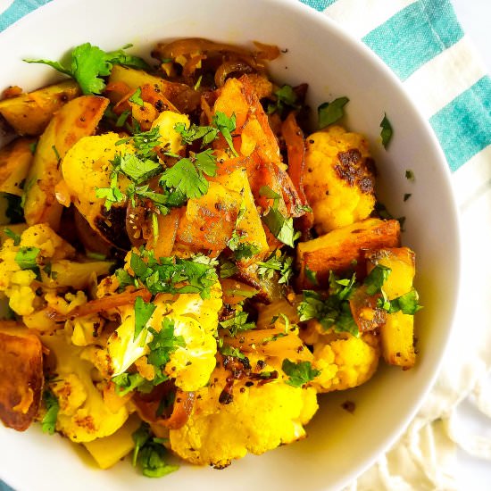 Aloo Gobi - Recipe photo by GradFood