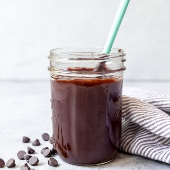 FLOOD MUD MICROWAVE HOT FUDGE SAUCE - Recipe photo by houseofnasheats