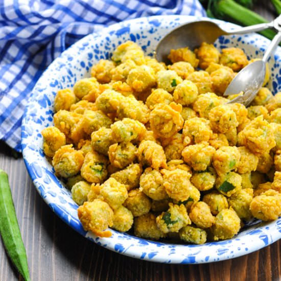 Fried Okra - Recipe photo by The Seasoned Mom