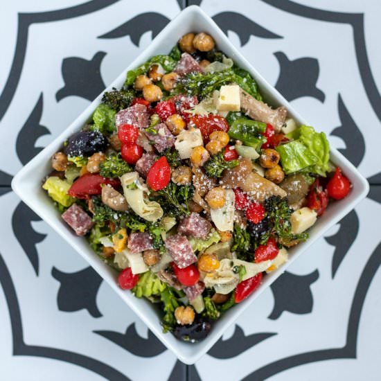 Bar Raid Antipasti Salad - Recipe photo by offscriptrecipes