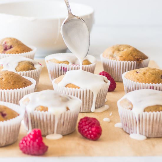 Raspberry Lemon Muffins - Recipe photo by theitsybitsykitchen