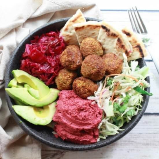 Air Fryer Falafel Bowls - Recipe photo by asiancaucasian