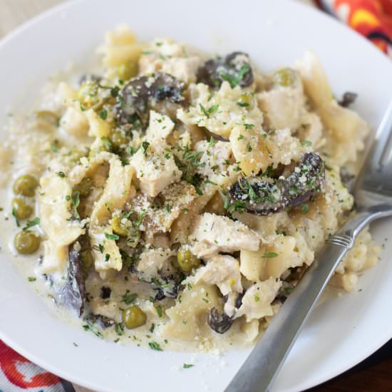Crockpot Turkey Tetrazinni Recipe - Recipe photo by The Kitchen Wife