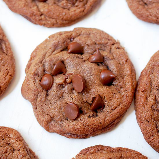 Nutella chocolate chip cookies - Recipe photo by evabakes