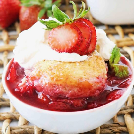 Strawberry Cobbler - Recipe photo by TheAnthonyKitchen.com