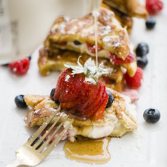 Summer Berry Stuffed French Toast - Recipe photo by prettylittleapron