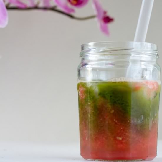 Watermelon Matcha - Recipe photo by deliciousnotgorg