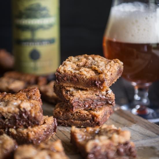 Chocolate Chip and Beer Caramel Bar - Recipe photo by TheBeeroness