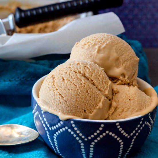 Butterscotch Ice Cream - Recipe photo by onlinepastrychef