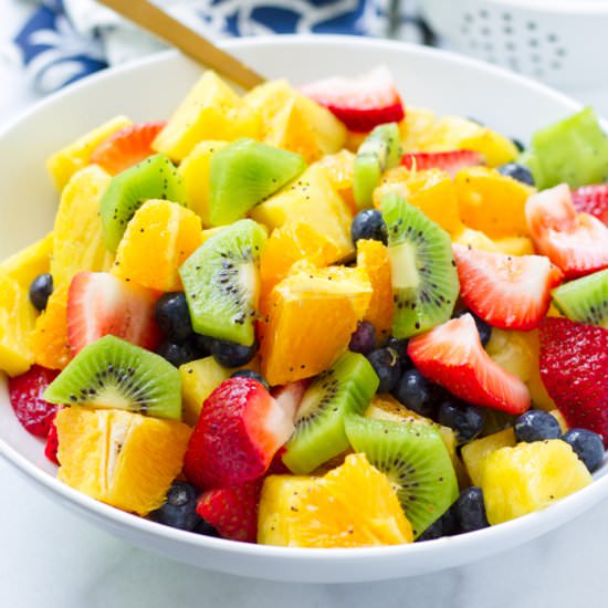 Fruit Salad with Orange Dressing - Recipe photo by cookingformysoul