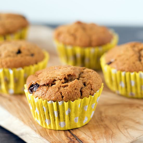 Spiced sweet potato muffins - Recipe photo by Mandy Sneaky Veg