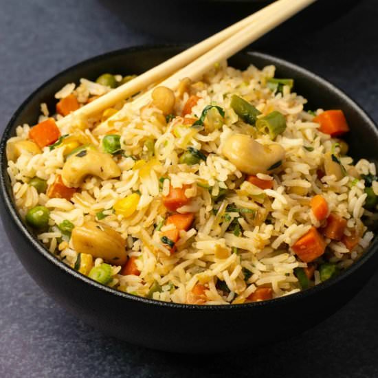 Vegan Fried Rice - Recipe photo by lovingitvegan