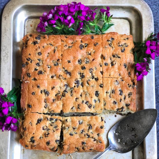 Rosewater Currant Cake from 1678 - Recipe photo by jollytomato