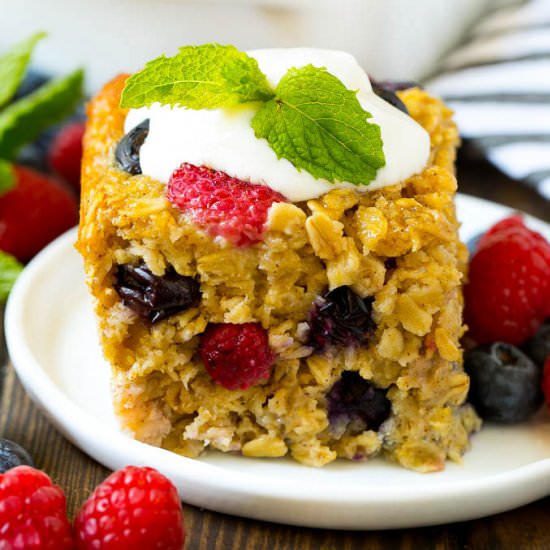 Baked Oatmeal - Recipe photo by dinneratthezoo