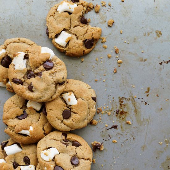 S'mores Cookies - Recipe photo by whoneedssalad