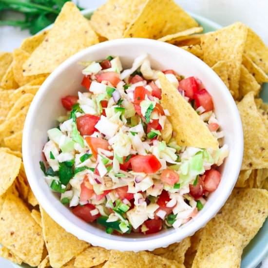 Cabbage Salsa - Recipe photo by veganblueberry