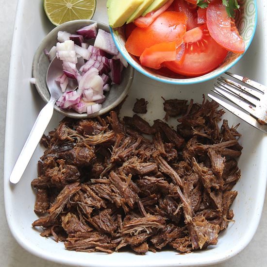 Stove top pulled beef - Recipe photo by Travel and Food