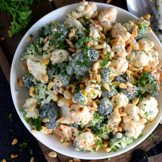 Broccoli and Cauliflower Salad - Recipe photo by byronethomas