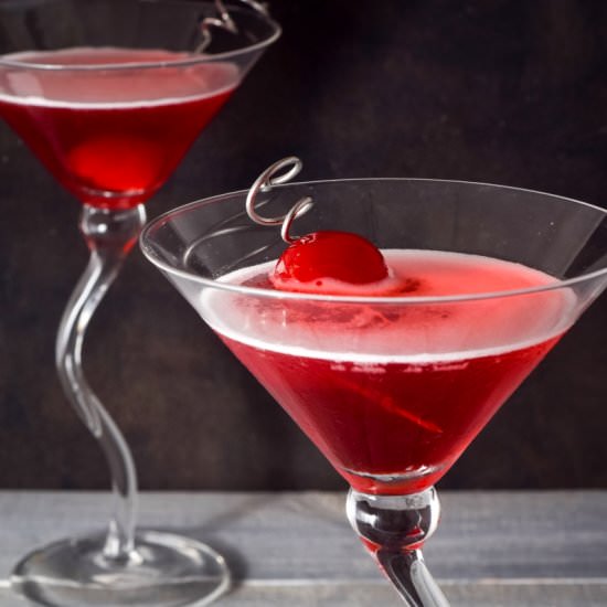 Hibiscus Tea Cosmo - Recipe photo by inthekitchnet