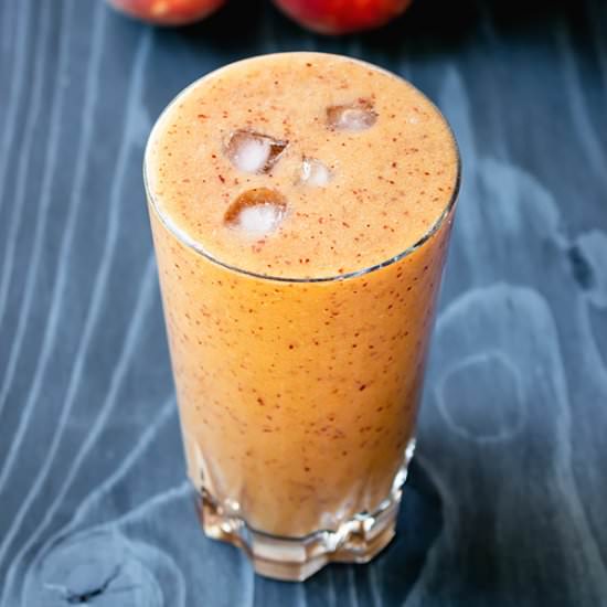 Banana Peach Smoothie - Recipe photo by MasalaHerb