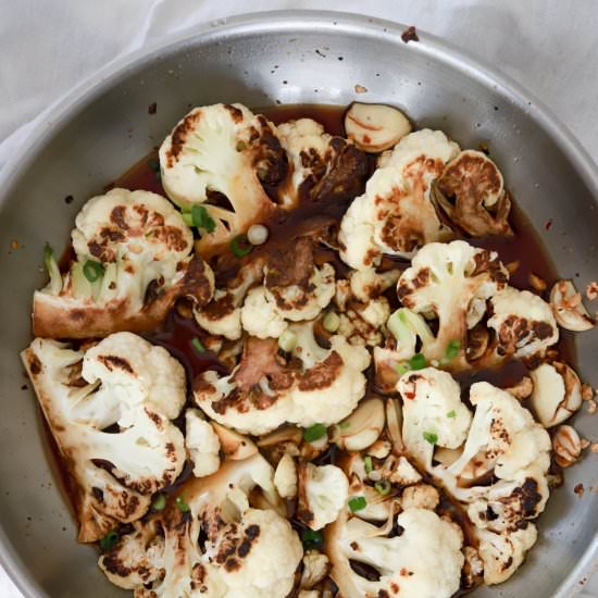 Vegan Cauliflower Adobo - Recipe photo by FunnyLoveLindsay