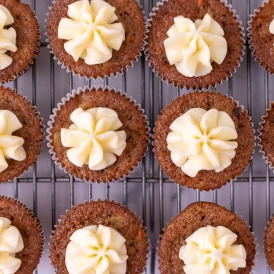 Easy Carrot Cake Cupcakes - Recipe photo by smackofflavor
