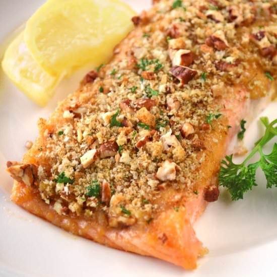 Baked Dijon Salmon - Recipe photo by Share The Recipe