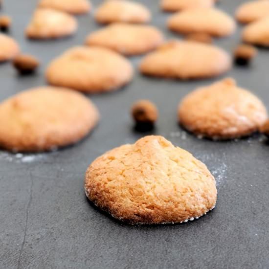 orange dacquoise biscuits - Recipe photo by Cuisine Fiend