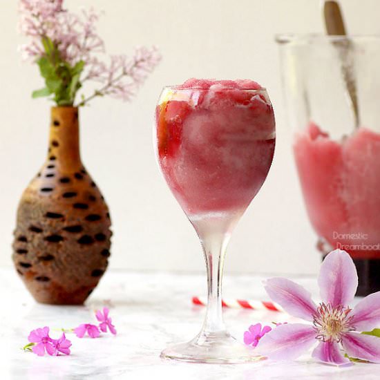 Hibiscus Frosé - Recipe photo by DomesticDreamboat