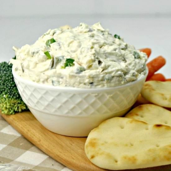 Simple Artichoke Dip - Recipe photo by Skinny Sweets