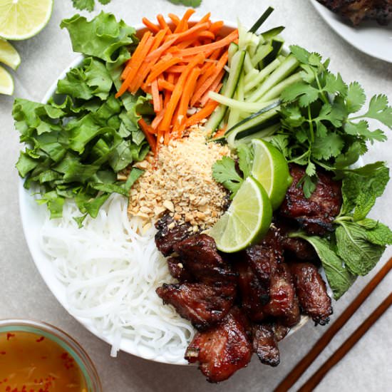 Vietnamese Noodle Bowl - Recipe photo by Joyous Apron