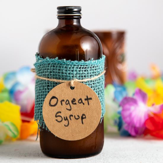Homemade Orgeat Syrup - Recipe photo by sidewalkshoes