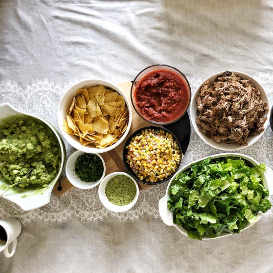 DIY Burrito Bowl Party - Recipe photo by thesubversivetable