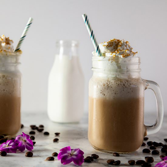 Vanilla Frappucinos - Recipe photo by SeasonedSprinkles