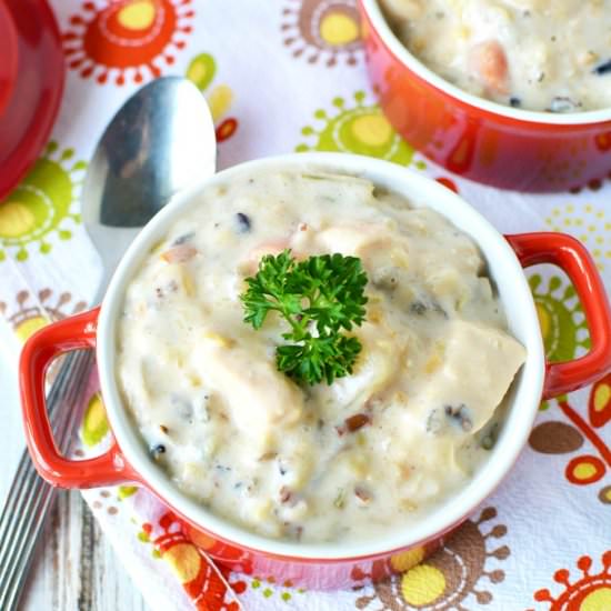Slow Cooker Chicken and Rice Stew - Recipe photo by therebelchick