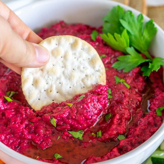 Beet Baba Ganoush - Recipe photo by Babaganosh