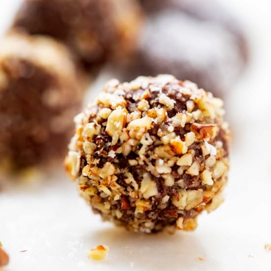 Keto Truffles - Recipe photo by KickingCarbs