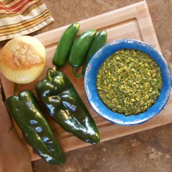 Fresh Salsa Verde - Recipe photo by Flipped-Out Food