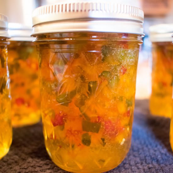 Jalapeno Pepper Jelly - Recipe photo by parsley thyme limoncello