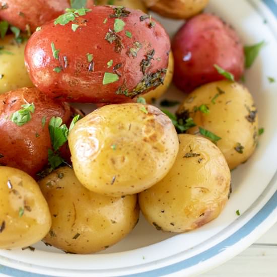 Foil Packet Grilled Potatoes - Recipe photo by BinkysCulinaryCarnival