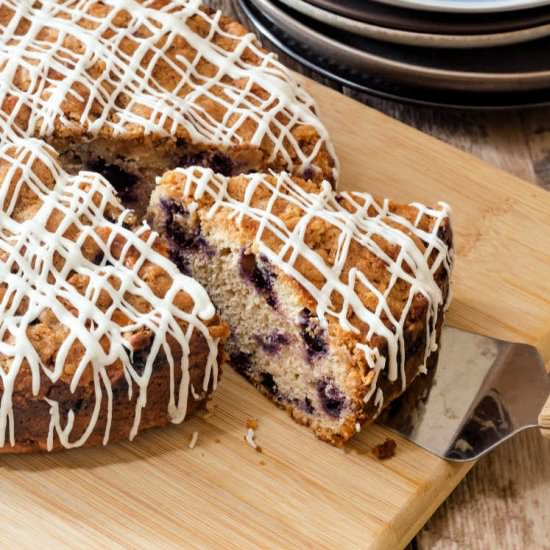 Brown Butter Blueberry Buckle - Recipe photo by onlinepastrychef