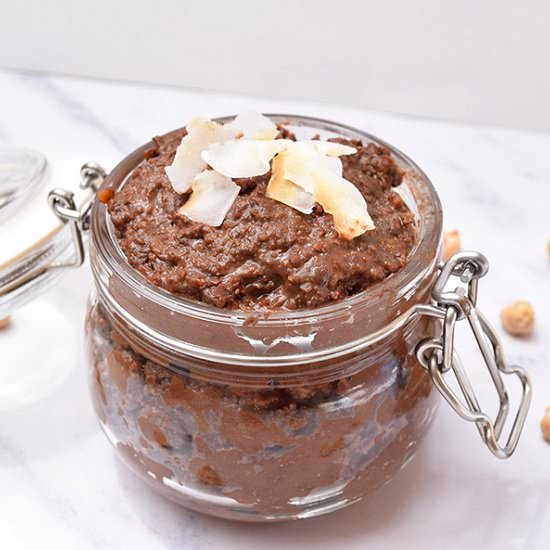 Chunky Chocolate Hummus - Recipe photo by ADkitchen