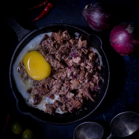 Fried Pork Sisig Recipe - Recipe photo by kusinaniteds