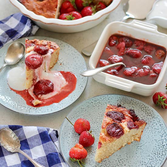 Strawberry Yoghurt Cake - Recipe photo by heynutritionlady