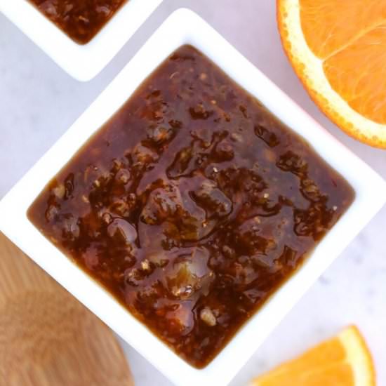Orange Sauce - Recipe photo by peasandpeonies