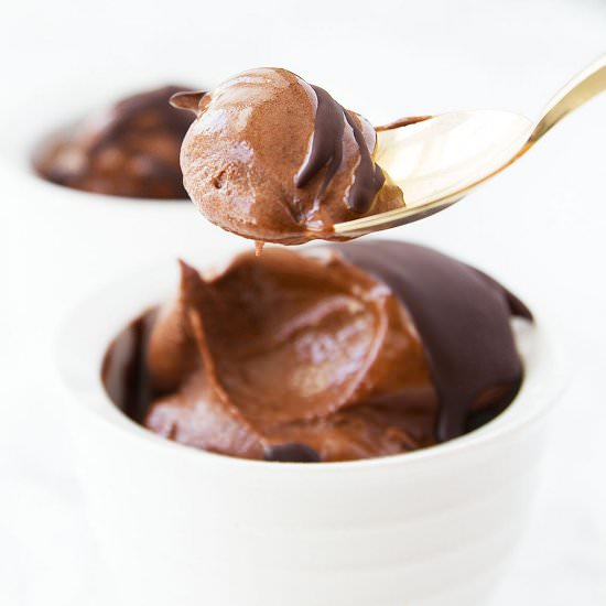 2-ingredient choco banana ice cream - Recipe photo by The clever meal