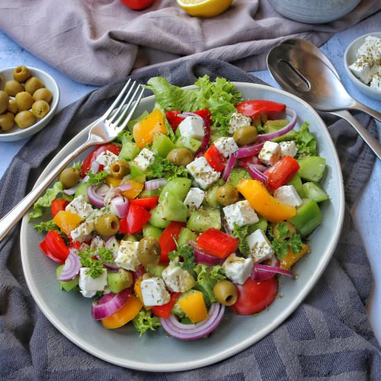 Griechischer Bauernsalat - Recipe photo by Feelgoodfoodandmore