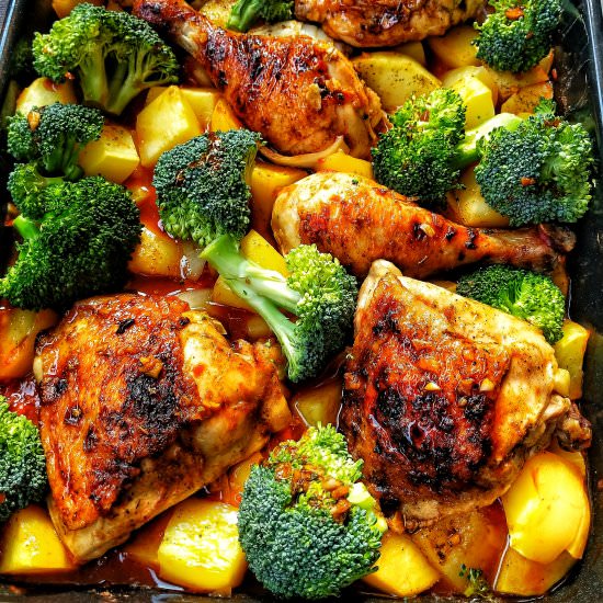 Honey-garlic Chicken - Recipe photo by Feelgoodfoodandmore