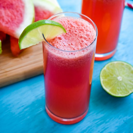 Watermelon Agua Fresca - Recipe photo by stressbaking