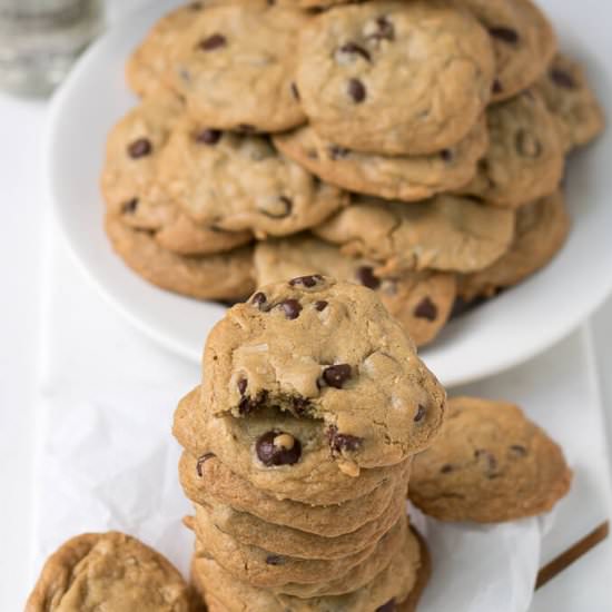 Coconut Chocolate Chip Cookies - Recipe photo by LifesLittleSweets